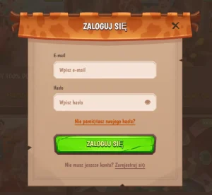 Formularz rejestracji nowego konta w Stone Vegas